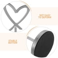thumbnail image 3 of unbranded Tarjetas De Con Clip En Metal Plata Corazón Para Bodas Y Restaurantes, 3 of 8