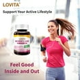 thumbnail image 5 of LOVITA Women's Care Supplement – Supports Urinary Tract & Digestive Health with D-Mannose, Cranberry & Probiotics – 120 Vegan Capsules, 5 of 7