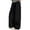Black, variant on Womens Wide Leg Pants Elastic Waist Full Length Relaxed Fit Solid Color Side Patch Pockets Buckle Street Style Casual Daily Wear Trendy Pants