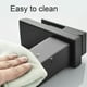 thumbnail image 4 of Grifo de lavabo de baño ecológico y saludable, acabado negro mate, grifo de superficie antihuellas para lavabo con temperatura ajustable, inspirado en la naturaleza, diseño de cascada de salida de, 4 of 5