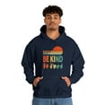 thumbnail image 4 of Gildan 18500, In A World Where You Can Be Anything Be Kind Hoodie, 4 of 7