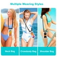 thumbnail image 5 of JOELY 2 Pack Large Capacity Waterproof Phone Pouch Floating, Waterproof Bag Case for iPhone 15 14 Pro Max 13 12 11 X XR 8 Plus Samsung Up to 6.9'', IPX8 Dry Bag for Boating Swimming Kayaking, 5 of 8
