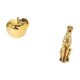 thumbnail image 5 of Escultura De Fruta, Figura De Cerámica, Guepardo Dorado, Decoración De Animales, Colección Artesanal, Adorno Delicado, Estatua De Escritorio, Centro De Mesa, Adorno De Mesa Para Porches,, 5 of 8