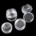 thumbnail image 3 of 10 piezas de muestra de tarro de crema transparente, mini botellas de cosméticos, recipientes transparentes para decoración de uñas, lata pequeña transparente para bálsamo, 3 of 6