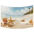 thumbnail image 1 of Tapiz de estrella de mar ABPHQTO cielo nube playa 100x150 cm QB-QQ-09-40x60, 1 of 1