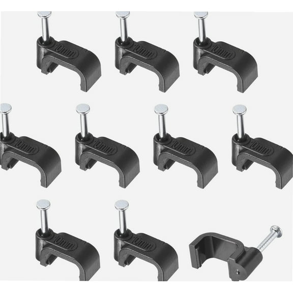 Outdoor Light Clips (Assorted Sizes, 60 PCS), Adhesive Cable Cord Organizer for Wall, Clear Wire Holder Electric Wires, PC Management Under Desk, Christmas LED M&L