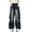 Z-05Black, variant on Coerni Baggy Cargo Pants for Kids Girls Wide Leg Jeans Y2k Hip Hop High Waisted Pants Casual Streetwear Loose Clothes