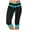 Black, variant on GaThRRgYP Women's Casual Pants & Capris,Women's Summer High Waisted Solid Color Capris Color Matching Slim Fitting Yoga Gym Pants