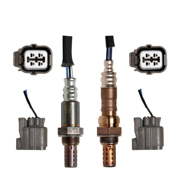 Denso Oxygen Sensor Up & Down Stream Set 2PCS for 01-03 Honda Civic 1.7L D17A2