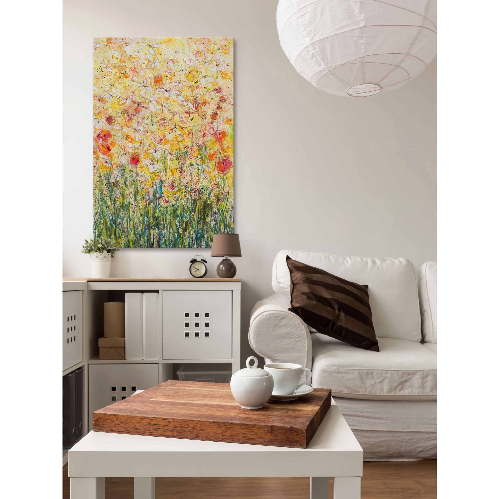 "Daisy Chain 21" Painting Print on Wrapped Canvas