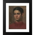 thumbnail image 2 of Ferdinand Katona 14x18 Black Modern Framed Museum Art Print Titled - Girl's Head (1887), 2 of 5
