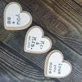 thumbnail image 4 of Heart Shape Wood Ornaments Standing Table Decorations Wedding Ornaments Wood Material Small Sweetheart Table Decorations, 4 of 9