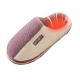 thumbnail image 4 of Vedolay Fuzzy Slippers Women Winter Warm Slipper Indoor Outdoor Slippers Purple,40-41, 4 of 4