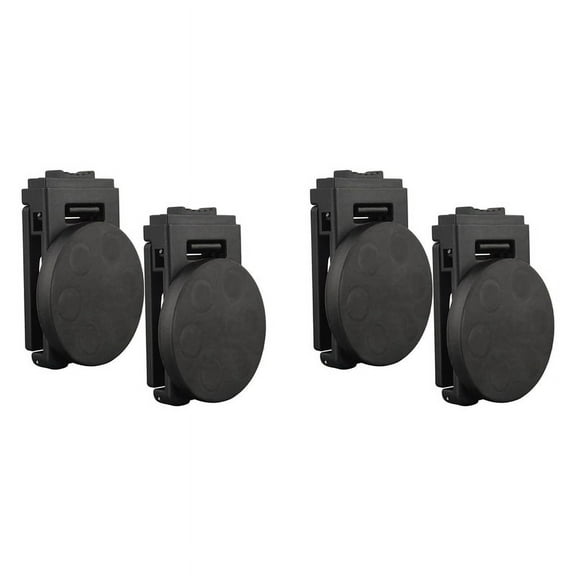 Belt Clip Tool , 4 Pcs Tool Belt Accessories Magnetic , Non-Slip Strong Magnetic Belt Clip for Screws,4x Belt Clip Tool ,Black