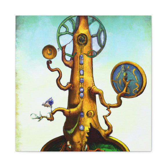 Cypress in Steampunk Ages - Canvas
