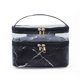 thumbnail image 1 of Bolsa de cosméticos de doble capa, bolsa de aseo grande, bolsa de maquillaje de viaje, bolsa organizadora para niñas y mujeres, portátil, impermeable, plegable (leopardo), 1 of 1