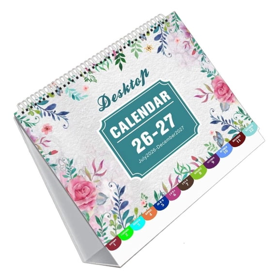 Ywmsfl 2026 Creative Desk Calendar Decoration Daily Planner Portable Stationery