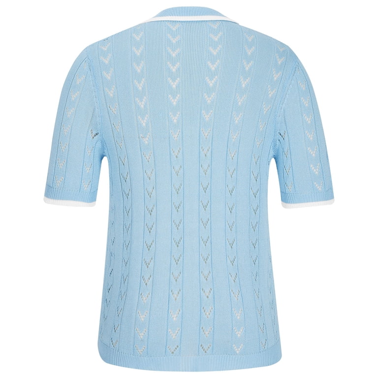 ZCFZJW Lace Crochet Eyelet Shirts for Men Big and Tall Regular Fit