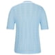 thumbnail image 4 of Playera Elvqul de Caballero Azul Celeste Casual de Color Sólido Manga Corta Solapa, 4 of 5