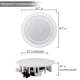 thumbnail image 3 of Bocina de Pared Pyle  Flush Mount 8'' Bluetooth Set de 2, 3 of 3