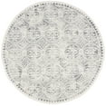 thumbnail image 2 of Safavieh Dip Dye Cyan Distressed Area Rug, Silver/Ivory, 7' x 7' Round, 2 of 7