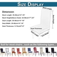 thumbnail image 2 of Skksst Floral Chair Slipcover Dining Room Home Banquet Stretch Seat Cover Portector, Set of 2, 2 of 7