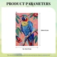 thumbnail image 6 of ONETECH Parrot Branch Flowers Golf Towel 24x16in - Great Gift Idea 1PC, 6 of 7