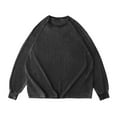 thumbnail image 4 of HOWPAY Oversized Sweatshirt for Women Crewneck Loose Soft Pullover Sweaters Long Sleeve Solid Color Casual Tops Comfy Fall Outfits Winter Clothes Black M, 4 of 7