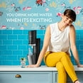 thumbnail image 4 of SodaStream Aqua Fizz Sparkling Water Machine (Black) with Co2 & Glass Carafes, 4 of 5