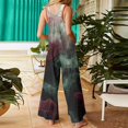 thumbnail image 4 of WTOBBY Women's Casual Sleeveless Jumpsuit in Cotton with Halloween Printed Design, Lightweight and Breathable for Everyday Comfort, Perfect for Warm Weather,MulticolorXL, 4 of 7