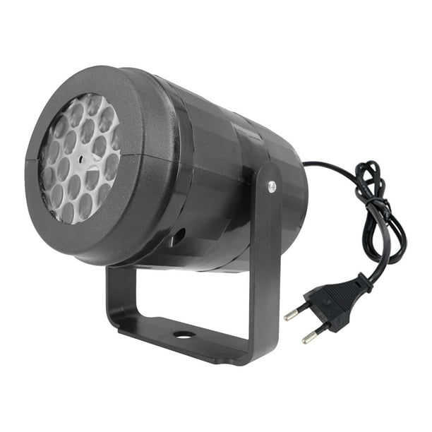 Proyector de luz navideña, proyector de copos de nieve colorido, luz de proyección LED giratoria para interior y exterior, patio y dormitorio