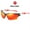 Blue red, variant on Mens Sports Sunglasses Polarized UV400 Protection Driving Fishing TR90 Frame PC Lens Strong For Big Face