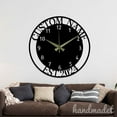 thumbnail image 5 of Handmadetneonsign Name Wall Clock Unique, Year Date Round Wall Clock, Text Oversize Wall Clock 55870, 5 of 5