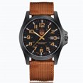 thumbnail image 2 of ZZkhGO Nylon Strap Couple Watch, Fashion Analog Quartz Wristwatch, Round Dial Watch for Men Women Daily Wear, 2 of 2