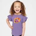 thumbnail image 5 of Leo the Truck Lea Name Distressed - Kids Flutter Sleeve Graphic T-Shirt, 5 of 5