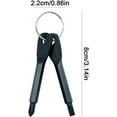 thumbnail image 4 of Key Flat Head Screwdriver,Cross Tip Screwdriver Set | Stainless Steel Screwdrivers Flathead Cross Head with Key Mini Screwdriver Multifunction for Outdoor Tool, 4 of 5