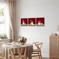 thumbnail image 3 of Kitchen Wall Art Decor Vintage Kitchenware Painting Picture Dining Room Restaurant Bar Decoration (Red), 3 of 5