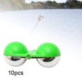 thumbnail image 1 of Sonajero en línea de pesca de mar perfecl 10 Uds alarma de mordedura de pescado gancho de señuelo Verde, 1 of 5