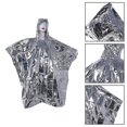 thumbnail image 3 of Poncho de aluminio multifuncional, impermeable, impermeable, manta de rescate para supervivencia al aire libre, 3 of 5