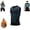 Black, variant on Evolv V Boost Men Compression Shirt, 2026 Upgraded Shapewear Tops for Men, Muscle Defining Athletic Undershirt with Compression Technology, Quick-Dry Breathable Fitness Base Layer for Running Gym