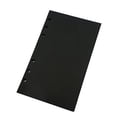 thumbnail image 2 of A6 Planner Refill, Refillable Notebook Paper, 6 Ring Binder Refill, for compatible with Filofax, Black Paper, All Blank, 2 Pages per Sheets, 40 Sheets in Total A6 3.74'' x 6.69'', 2 of 4