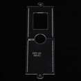 thumbnail image 4 of Card Wallet Bag Craft Acrylic Stencil Template Set Leather Craft DIY Tools XBY-04, 4 of 4