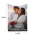 thumbnail image 3 of AKEGAMN Clearance! "Personalized Mother's Day Idea DIY Photo Design Cozy Fleece Blanket Custom Keepsake For Mom Heartfelt Present With Picture Memory Layout" Create a one-of-a-kind keepsake by arran, 3 of 4