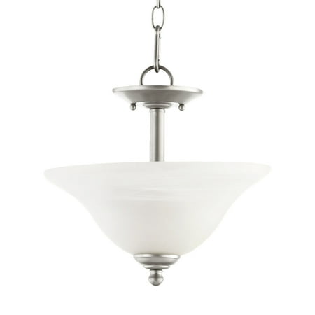 

Quorum International 2810-13 Spencer 2 Light 13 Wide Pendant / Semi-Flush Ceiling Fixture