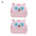 thumbnail image 1 of 2Pcs Infant Hat Breathable All Matched Cotton Cartoon Comfortable Newborn Beanie Baby Accessories, 1 of 10