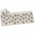thumbnail image 2 of Hallway Runner Rug 2'x6', Farmhouse Dandelion Kitchen Runner Rugs Non-Slip Carpet Mats, Spring Modern Country Flower Black Beige Bedside Rugs Runners Washable Floor Carpet for Bathroom Laundry Room, 2 of 8