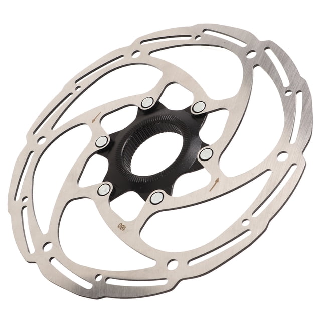 Disque de Frein à Disque, Disque de Frein à Disque de Vélo Résistant à l'Usure Réduisant le Transfert Thermique en Acier à Haute Dureté pour Accessoires 140mm,160mm,180mm