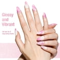thumbnail image 7 of Candy Lover Gel Nail Polish, 6 Colors Glitter Rainbow Blue Purple Pink Red UV Gel Polish Set, Soak Off Nail Polish Gel for Women Girls DIY Salon Nail Art, 7 of 7