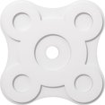 thumbnail image 1 of Ekena Millwork CMP24LA-03000 24 Po OD x 3 Po ID Carré Luna Architectural Grade PVC Contemporain Plafond Médaillon, 1 of 1