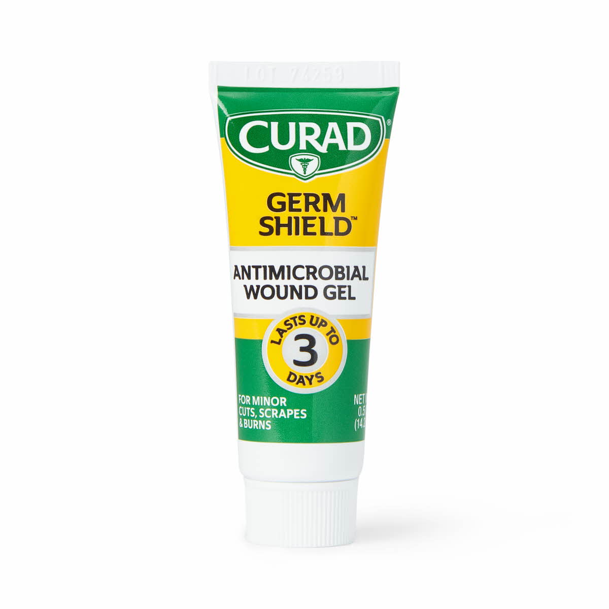 Curad Germ Shield Antimicrobial Silver Wound Gel, For Minor Cuts, Scrapes and Burns, 0.5 Oz Tube, 1 Count - image 3 of 5